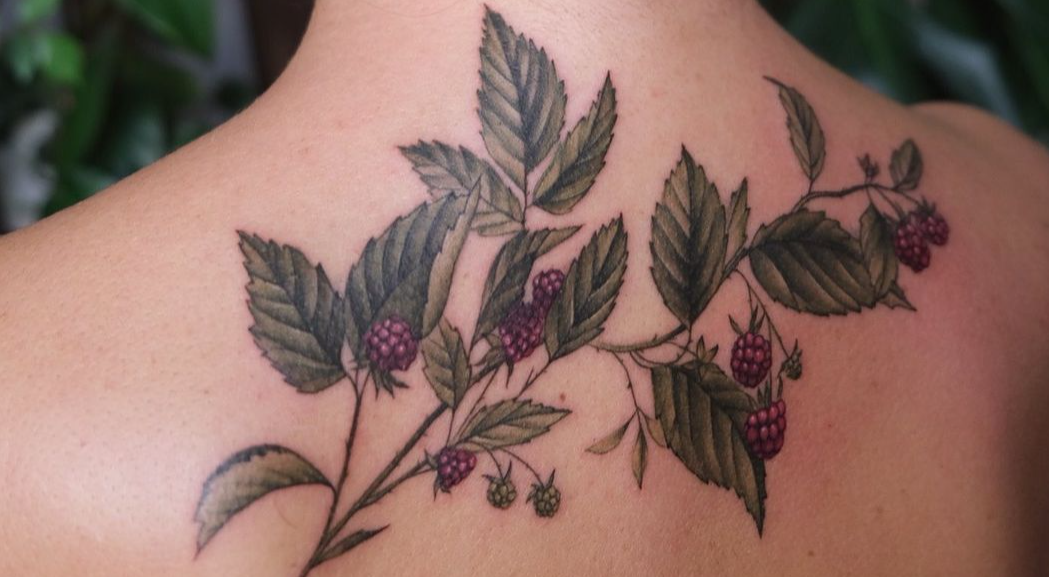 Ботаническая татуировка (Botanical tattoo): Александра Воробьева