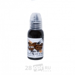 Краска для художественной татуировки World Famous Tattoo Ink, Badlands Brown, 30 мл