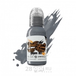 Краска для художественной татуировки World Famous Tattoo Ink, Battleship Grey, 30 мл