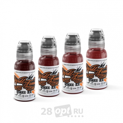 Сет красок для художественной татуировки World Famous Tattoo Ink by Big Joel`s, Blood Works Color Set, 30 мл