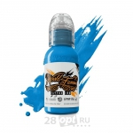 Краска для художественной татуировки World Famous Tattoo Ink, Donatello Blue, 30 мл