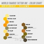Краска для художественной татуировки World Famous Tattoo Ink, Dubai Gold, 30 мл