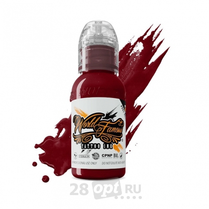 Краска для художественной татуировки World Famous Tattoo Ink by Gorsky, Red Leaf Reaper, 30 мл