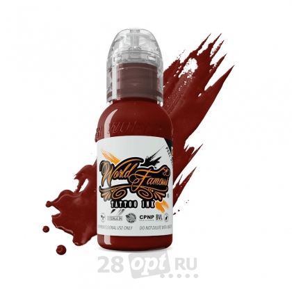 Краска для художественной татуировки World Famous Tattoo Ink, Hemorrhage, 30 мл