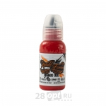 Краска для художественной татуировки World Famous Tattoo Ink, Jack The Ripper Red, 30 мл