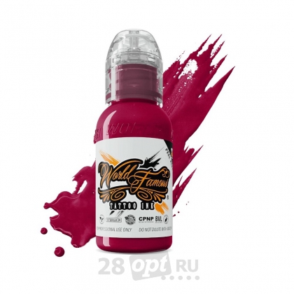 Краска для художественной татуировки World Famous Tattoo Ink, Jay Freestyle Pink, 30 мл