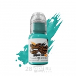 Краска для художественной татуировки World Famous Tattoo Ink, Bahama Blue, 15 мл