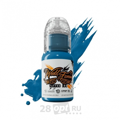 Краска для художественной татуировки World Famous Tattoo Ink, Blue Oyster Cult, 15 мл