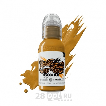 Краска для художественной татуировки World Famous Tattoo Ink by Gorsky, Golden Maple, 30 мл