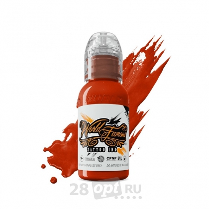 Краска для художественной татуировки World Famous Tattoo Ink by Maks Kornev, Fire Clay, 30 мл