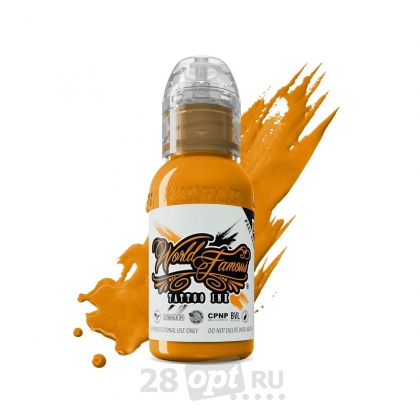 Краска для художественной татуировки World Famous Tattoo Ink by Master Mike Asian, Kirin Gold, 30 мл