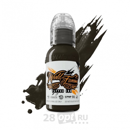 Краска для художественной татуировки World Famous Tattoo Ink by Pony Lawson, Espresso, 30 мл