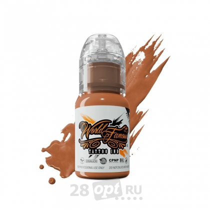 Краска для художественной татуировки World Famous Tattoo Ink, Copper Penny, 15 мл