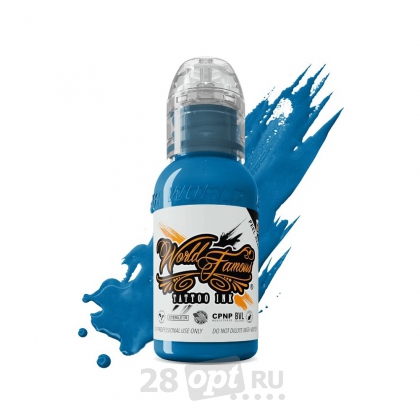 Краска для художественной татуировки World Famous Tattoo Ink, Dreaming Blue, 30 мл
