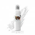 Краска для художественной татуировки World Famous Tattoo Ink, Fuji Mountain Mixing White, 120 мл