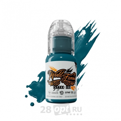 Краска для художественной татуировки World Famous Tattoo Ink, Galapagos Green, 15 мл