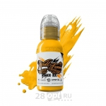 Краска для художественной татуировки World Famous Tattoo Ink, Hori Hui Taiwanese Nice Yellow, 30 мл