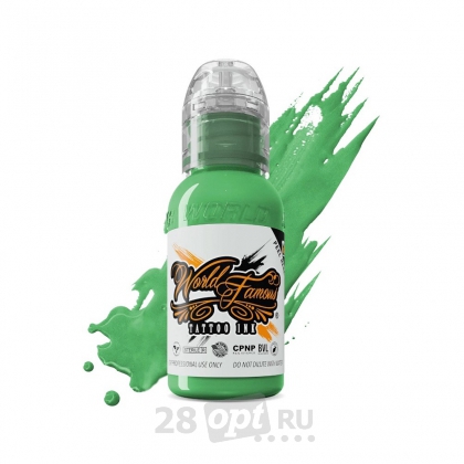 Краска для художественной татуировки World Famous Tattoo Ink, Ireland Green, 30 мл