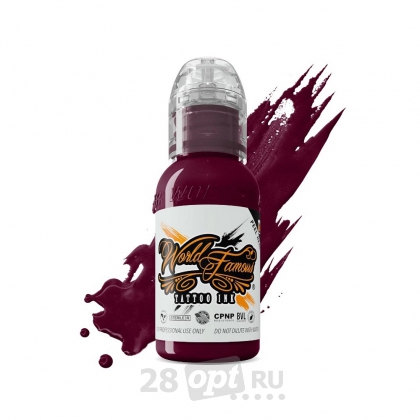 Краска для художественной татуировки World Famous Tattoo Ink, Jay Freestyle Magenta, 30 мл