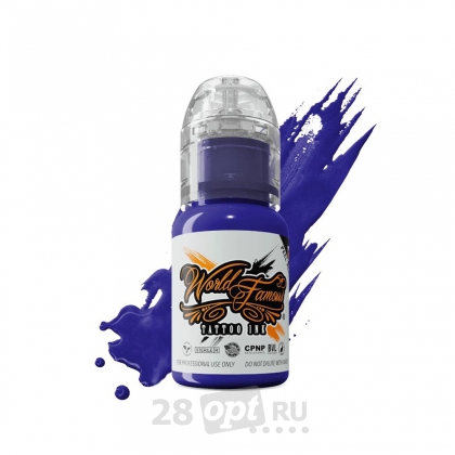 Краска для художественной татуировки World Famous Tattoo Ink, Leaning Tower of Purple, 15 мл