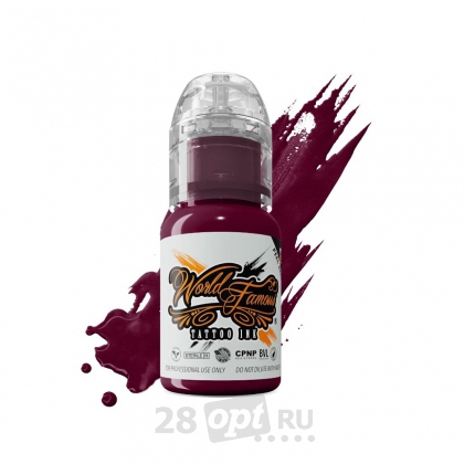 Краска для художественной татуировки World Famous Tattoo Ink,  Liberaci Red, 15 мл