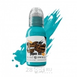 Краска для художественной татуировки World Famous Tattoo Ink, Miami Blue, 15 мл