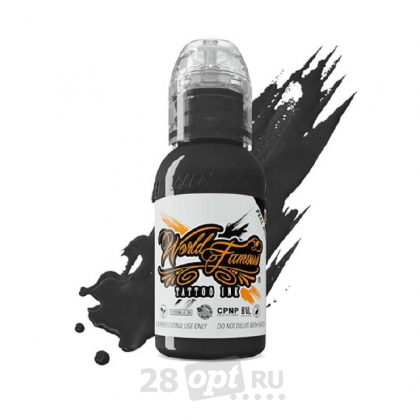 Краска для художественной татуировки World Famous Tattoo Ink, Noire Wash, 30 мл