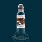 Краска для художественной татуировки World Famous Tattoo Ink, Pancho Blue, 30 мл