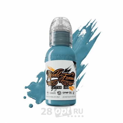 Краска для художественной татуировки World Famous Tattoo Ink, Pancho Light Blue, 30 мл