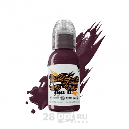 Краска для художественной татуировки World Famous Tattoo Ink, Pancho Violet, 30 мл