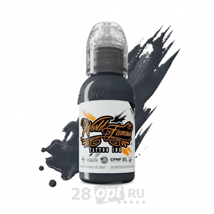 Краска для художественной татуировки World Famous Tattoo Ink, Poch's Monochromatic B, 30 мл