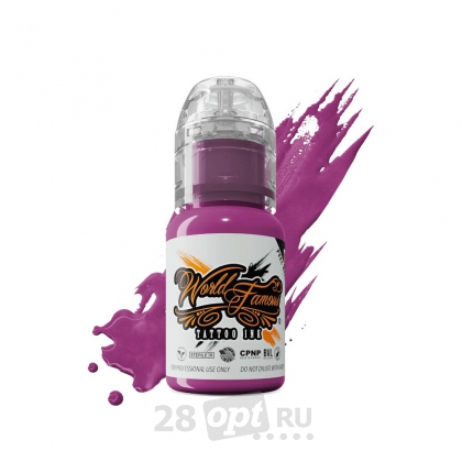 Краска для художественной татуировки World Famous Tattoo Ink, Rolls Royce Purple, 15 мл