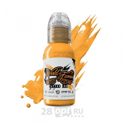 Краска для художественной татуировки World Famous Tattoo Ink, Ted Bundy Golden Bug, 15 мл