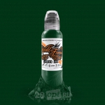 Краска для художественной татуировки World Famous Tattoo Ink, Vegas Green, 15 мл
