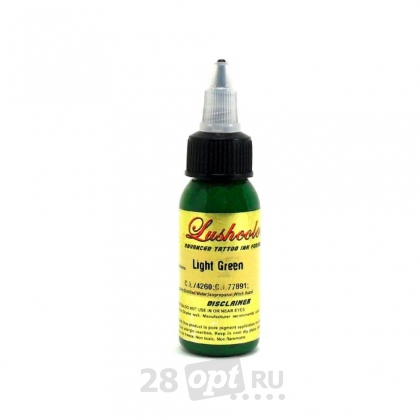 Распродажа, Краска для художественной татуировки LushColor,  Light green, 30 мл
