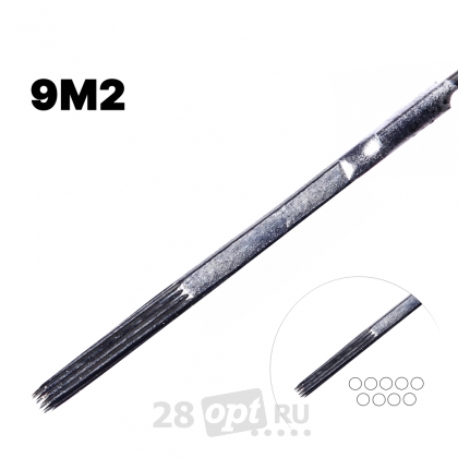 Иглы для художественной татуировки Black Bird, Magnum Special 9, коробка 50 шт.