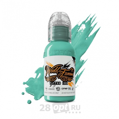 Краска для художественной татуировки World Famous Tattoo Ink by Master Mike, Aqua Daryl, 30 мл