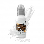 Краска для художественной татуировки World Famous Tattoo Ink by Master Mike Asian, China White, 30 мл