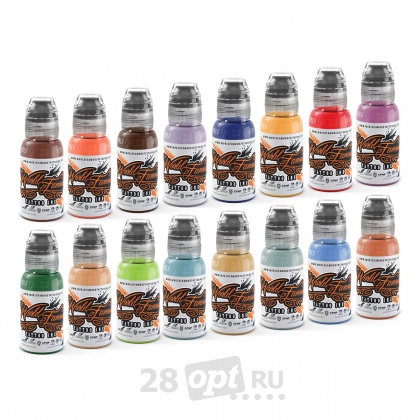 Сет красок для художественной татуировки World Famous Tattoo Ink by Ilya Fom, Animal Kingdom Color, 30 мл