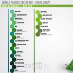 Краска для художественной татуировки World Famous Tattoo Ink, Northern Lights Green, 30 мл
