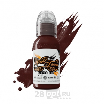 Краска для художественной татуировки World Famous Tattoo Ink, Oleg Blood Red, 30 мл