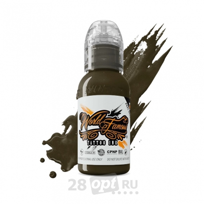 Краска для художественной татуировки World Famous Tattoo Ink, Pink Ribbon Dark Tan, 30 мл