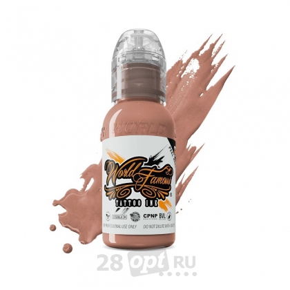 Краска для художественной татуировки World Famous Tattoo Ink, Pink Ribbon Tan Honey, 30 мл