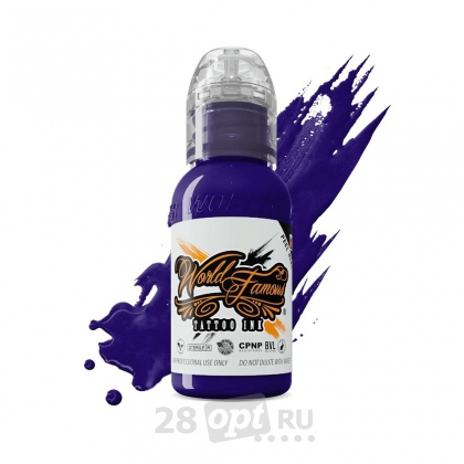 Краска для художественной татуировки World Famous Tattoo Ink, Purple Haze, 30 мл