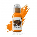 Уцененный товар, Краска для художественной татуировки World Famous Tattoo Ink, BTK Marigold Twine, 30 мл