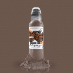 Уцененный товар, Краска для художественной татуировки World Famous Tattoo Ink, Pancho Grey, 15 мл