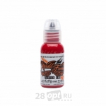 Краска для художественной татуировки World Famous Tattoo Ink, Red Hot, 30 мл