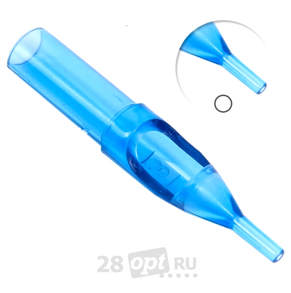 Тату-наконечник Round Professional Tip 3, Blue Sea, блистер 5 шт.