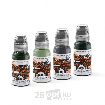 Сет красок для художественной татуировки World Famous Tattoo Ink by Damian Gorski, Sinful Spring Set, 30 мл