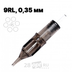 Картриджи для художественной татуировки EZ Filter FC-1209RLMT, Round Liner 9, 0,35 мм, коробка 10 шт.